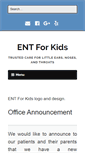 Mobile Screenshot of entforkidssc.com